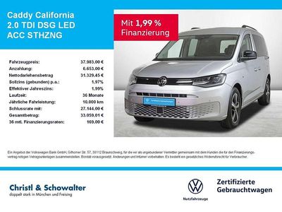 Neu VW Caddy California 122 PS (89 kW) 2025 Reflexsilber metallic Van / Kleinbus