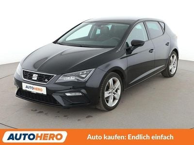 Usata Seat Leon FR 125 CV (91 kW) 2018 Nero Berlina