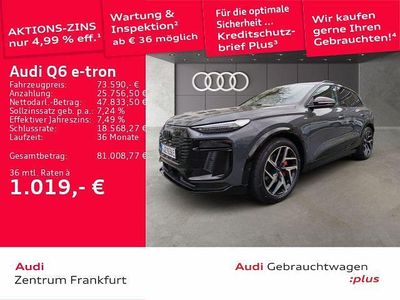 Gebraucht Audi Q6 e-tron S-Line 314 kW (428 PS) 2026 Grau SUV