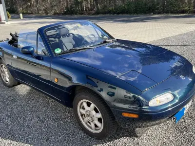 Brugt Mazda MX5 90 HK (66 kW) 1997 Blå Cabriolet