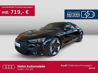 Gebraucht Audi e-tron GT quattro Sport 439 kW (598 PS) 2022 Mythosschwarz metallic Limousine