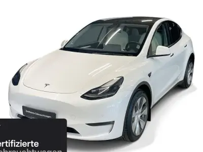 Gebraucht Tesla Model Y Long Range AWD 273 kW (372 PS) 2022 Weiß SUV