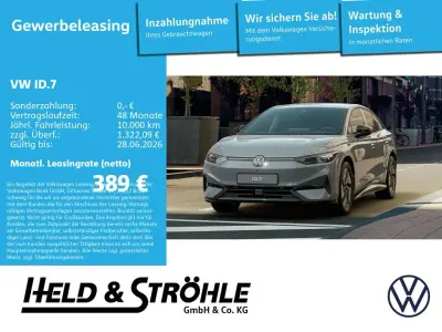 Nouă VW ID.7 Pro 210 kW (286 CP) 2026 Gri Berlinǎ