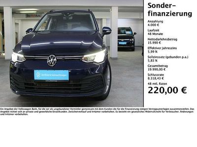 Gebraucht VW Golf VIII Life 116 PS (85 kW) 2021 Blau Kombi