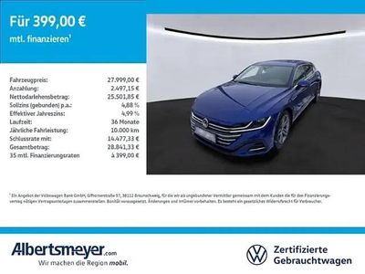 Gebraucht VW Arteon R-line 146 PS (107 kW) 2022 Blau Kombi