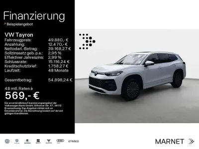 Brugt VW Tayron R-line 193 HK (141 kW) 2025 Hvid SUV
