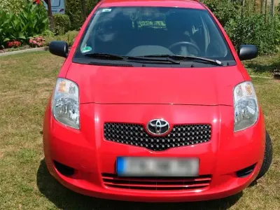 Gebraucht Toyota Yaris 2007 Rot Kleinwagen