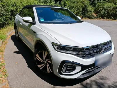 Gebraucht VW T-Roc Cabriolet R 150 PS (110 kW) 2022 Weiß Cabrio