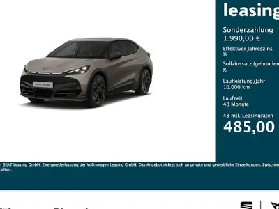 Nuova Cupra Tavascan VZ 250 kW (340 CV) 2026 Grigio SUV