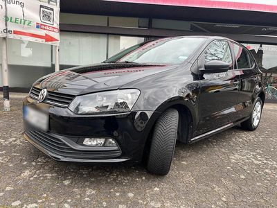 Gebraucht VW Polo Trendline 75 PS (55 kW) 2017 Schwarz Kleinwagen