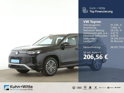 Gebraucht VW Tayron Life 150 PS (110 kW) 2025 Schwarz SUV