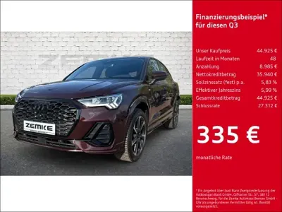 Brugt Audi Q3 Sportback S-Line 245 HK (180 kW) 2024 Rød SUV