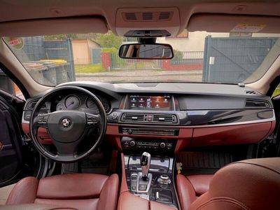 gebraucht BMW 520 d Schwarz, Vollleder braun, Android