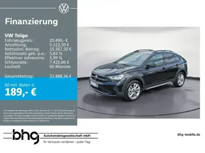 Gebraucht VW Taigo Life 116 PS (85 kW) 2025 Schwarz SUV