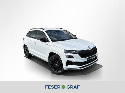 Gebraucht Skoda Karoq SportLine 150 PS (110 kW) 2022 Moonweiss metallic SUV