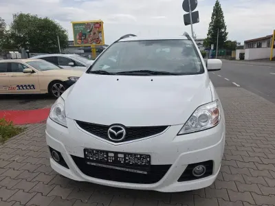 Gebraucht Mazda 5 Active 143 PS (105 kW) 2010 Weiß Van / Kleinbus