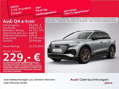 Gebraucht Audi Q4 e-tron Ambiente 125 kW (170 PS) 2022 Taifungrau metallic SUV