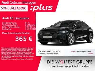 Mythosschwarz metallic Gebraucht 2025 Audi A5 Basis Coupé | 42.715 € (Superpreis)