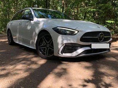 Gebraucht Mercedes C220 AMG line 200 PS (147 kW) 2023 Weiß Kombi