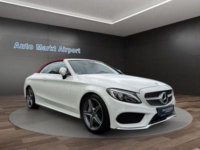 Usata Mercedes C220 AMG line 170 CV (125 kW) 2018 Bianco Cabrio
