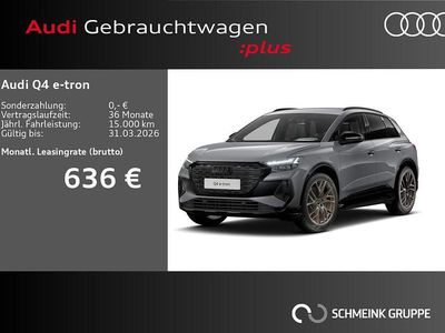 Grau Gebraucht 2025 Audi Q4 e-tron S-Line SUV | 50.980 € (Teuer)