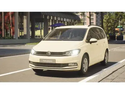 Neu VW Touran 150 PS (110 kW) 2026 Weiß Van / Kleinbus