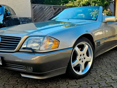 Gebraucht Mercedes SL320 231 PS (169 kW) 1994 Gold Cabrio