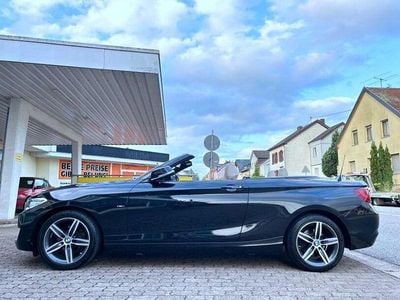 Gebraucht BMW 218 Sport Line 136 PS (100 kW) 2015 Schwarz Cabrio
