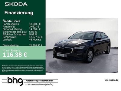 Gebraucht Skoda Scala Essence 116 PS (85 kW) 2025 Schwarz Kleinwagen