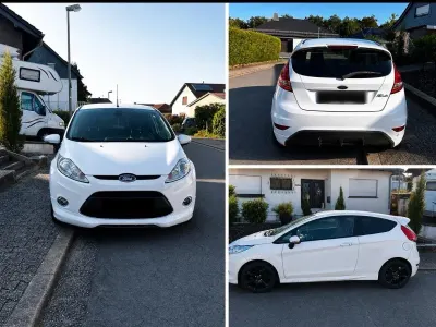 Gebraucht Ford Fiesta Trend 90 PS (66 kW) 2012 Weiß Kleinwagen