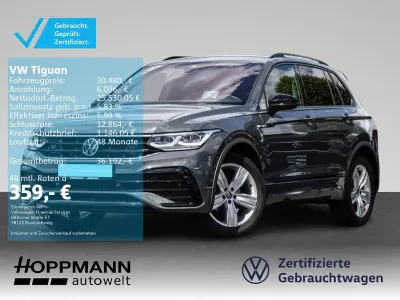 Gebraucht VW Tiguan R-line 150 PS (110 kW) 2021 Grau SUV