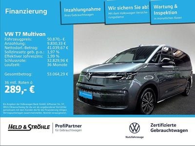 Gebraucht VW Multivan Life 150 PS (110 kW) 2025 Indiumgrau metallic Van