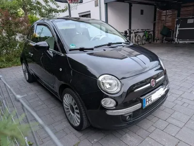 Brugt Fiat 500 Lounge 69 HK (50 kW) 2014 Sort Hatchback