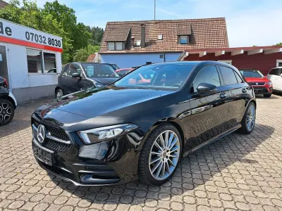 Gebraucht Mercedes A200 AMG line 163 PS (119 kW) 2019 Schwarz Limousine