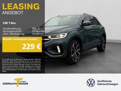 Gebraucht VW T-Roc R-line 150 PS (110 kW) 2024 Blau SUV