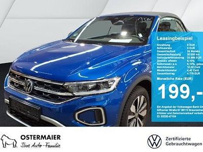 Gebraucht VW T-Roc Goal 116 PS (85 kW) 2025 Blau SUV