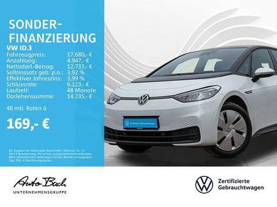 Gebraucht VW ID.3 Pure 110 kW (150 PS) 2021 Weiß Kleinwagen
