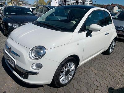 Gebraucht Fiat 500 Lounge 69 PS (50 kW) 2014 Bianco bianco/ bossa nova/calc Kleinwagen