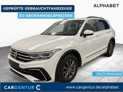 Pure white Gebraucht 2022 VW Tiguan R-line SUV | 25.890 € (Superpreis)