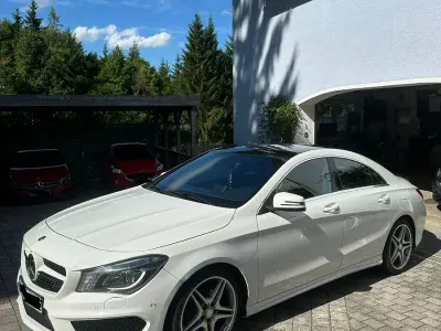 Gebraucht Mercedes CLA200 AMG line 156 PS (114 kW) 2014 Weiß Coupé