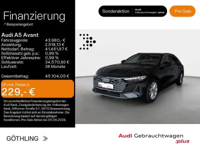 Gebraucht Audi A5 Sport 204 PS (150 kW) 2025 Mythosschwarz metallic Kombi