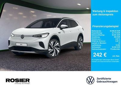 Weiss / gletscherweiss (metallic) Gebraucht 2023 VW ID.4 Pro Performance SUV | 39.990 € (Teuer)