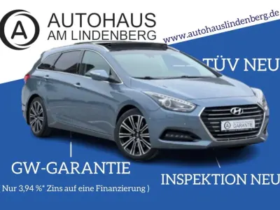 Gebraucht Hyundai i40 Premium 141 PS (103 kW) 2016 Blau Kombi
