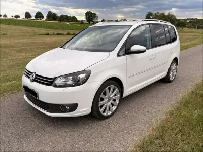 Gebraucht VW Touran Highline 170 PS (125 kW) 2012 Weiß Van / Kleinbus