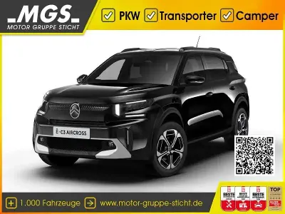 Neu Citroën e-C3 Aircross 83 kW (113 PS) 2026 Perla nera schwarz SUV