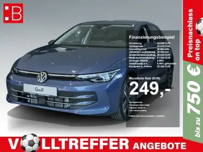 Neu VW Golf VIII Style 150 PS (110 kW) 2025 Blau Limousine