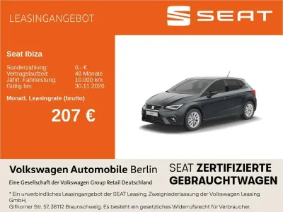 Gebraucht Seat Ibiza FR 150 PS (110 kW) 2025 Magnetic tech Kleinwagen