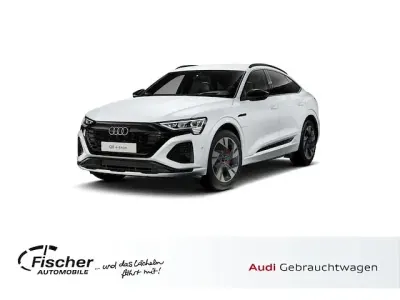 Gebraucht Audi Q8 Sportback e-tron S-Line 250 kW (340 PS) 2024 Gletscherweiß metallic SUV