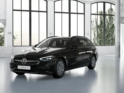 Gebraucht Mercedes C220 200 PS (147 kW) 2021 Unilack schwarz uni Kombi