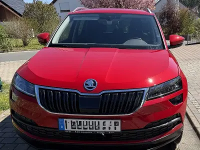 Brugt Skoda Karoq Soleil 116 HK (85 kW) 2019 Rød SUV